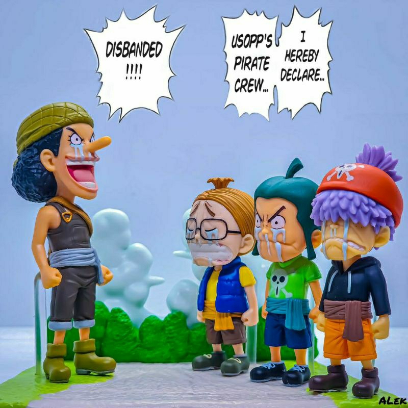 Mini Figure Usopp & Crew One Piece Stories Memory Wcf