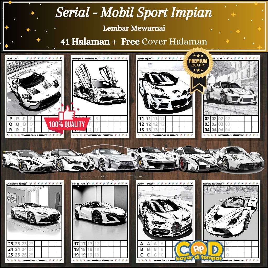 

Buku Mewarnai Anak Murah | Lembar Mewarnai Anak | Buku Mewarnai Anak TK, Usia Dini, dan Remaja Aesthetic Lucu | Buku Mewarnai Anak 3 Tahun | Lembar Mewarnai Mobil Sport | Lembar Mewarnai Serial Mobil Sport
