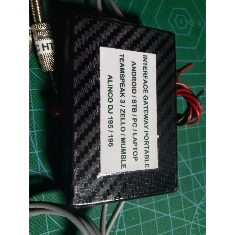 INTERFACE PORTABLE TEAMSPEAK3 , ZELLO , MUMBLE , HT ALINCO DJ 195/6