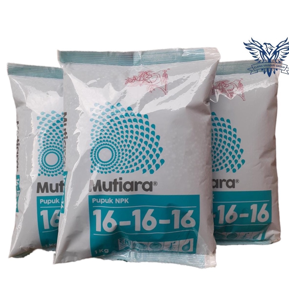 Free Ongkos Kirim  Mutiara 16 16 16 1kg Pupuk NPK Untuk Segala Jenis Tanaman Meroke Yaramila Unik 16