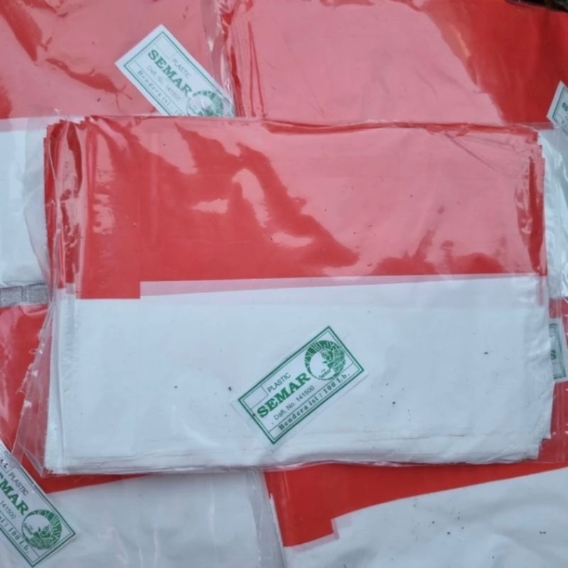 Bendera Plastik Semar / Bendera isi 100 Pcs