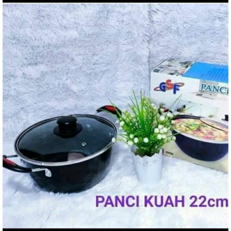 panci kuah gsf 22cm enamel anti lengket