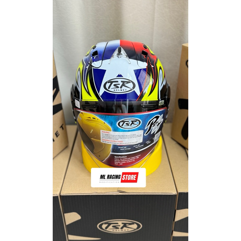 HELM/HELMET TSR RAM 4 NEW MOTIF EDWARD COLIN - HALF FACE TSR
