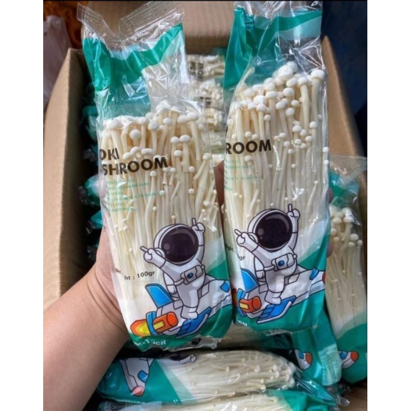 

Jamur Enoki Astronot Hijau Premium Fresh - Kudus Jateng