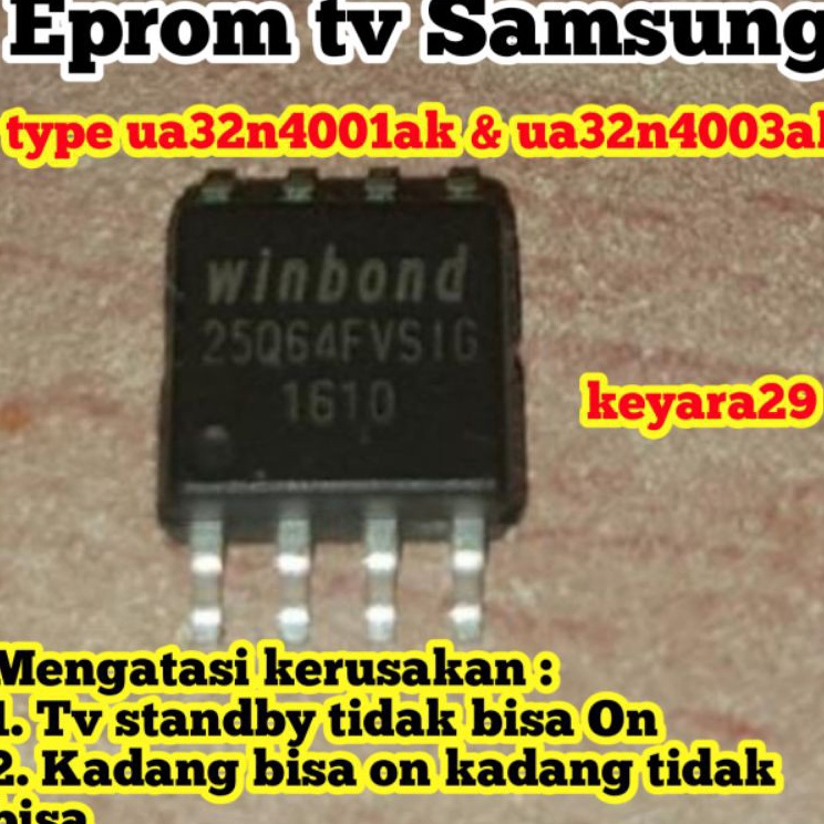 Terdepan IC EPROM TV LEDIC TV LED SAMSUNG