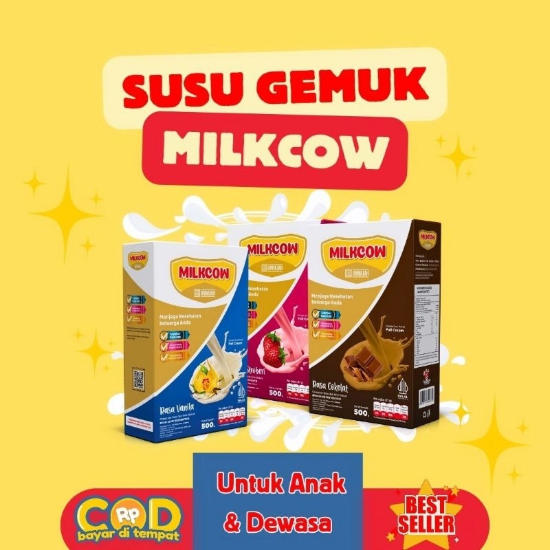 

susu milkcow peninggi badan 500 gram