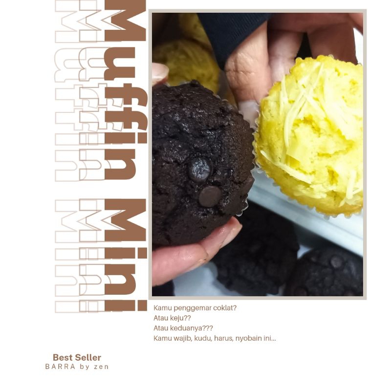 

Muffin Mini | Coklat | Keju