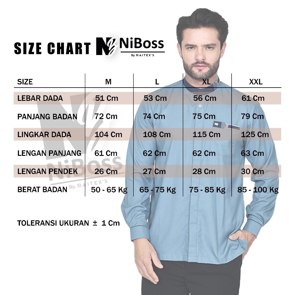 GARANSI Baju Koko Putih Pria Lengan Panjang Kemko Dewasa Taqwa Motif Bordir Bahan Toyobo Premium