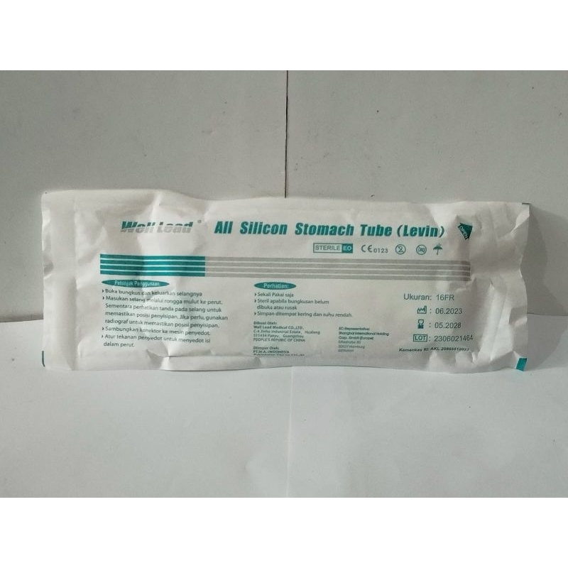 NGT Silicon | Stomuch Tube NGT Silicon No. 16 Wellead