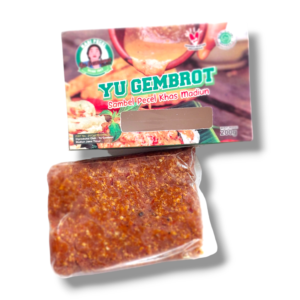 

Sambel Pecel Madiun Yu Gembrot Bumbu Kacang Makanan Instan