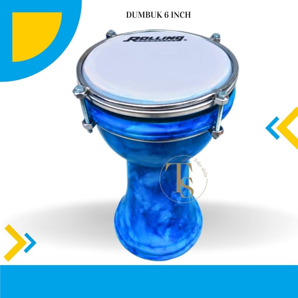 Calti Darbuka dumbuk Ukuran Anak 6 Inch Kualitas