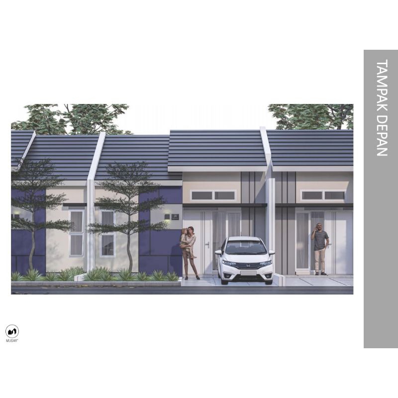 Miniatur Rumah Subsidi Couple unit