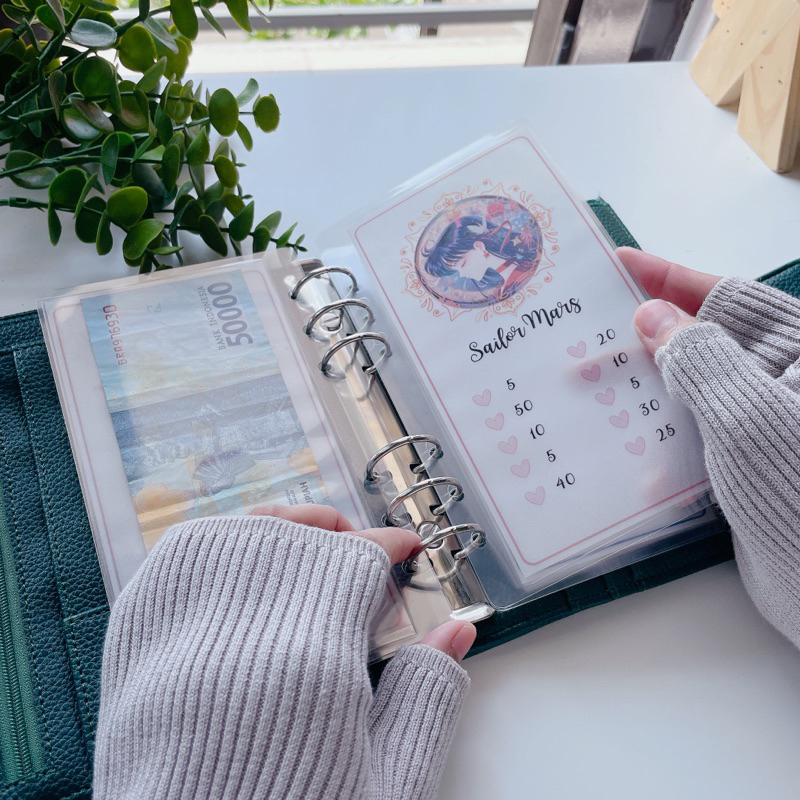 

saving challenge untuk binder A6 matte dan vellum glossy