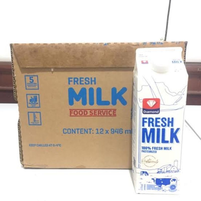 

(KARTON) Diamond Fresh Milk 12x947ml