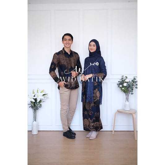 READY JUMBO TERMURAH - DIANA 3 COUPLE KEBAYA BROKAT PASANGAN KONDANGAN TERBARU 2024 KEBAYA COUPLE LA