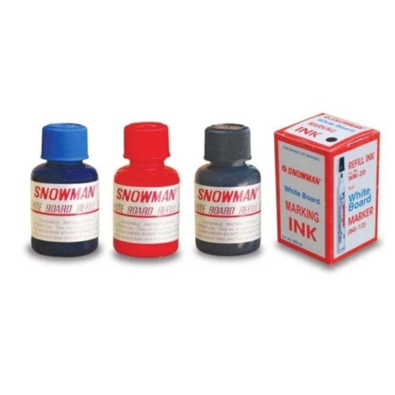 

(Pcs) Isi Tinta Snowman Spidol Whiteboard / Isi Tinta Non Permanent