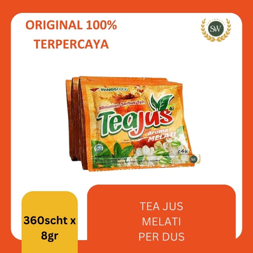 

TEAJUS MELATI - Per DUS - Isi 360 sachets x 8gr