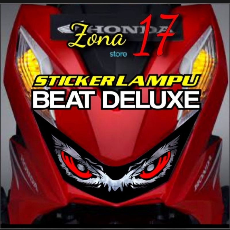 stiker lampu beat deluxe sticker cutting lampu beat deluxe 2020-2023