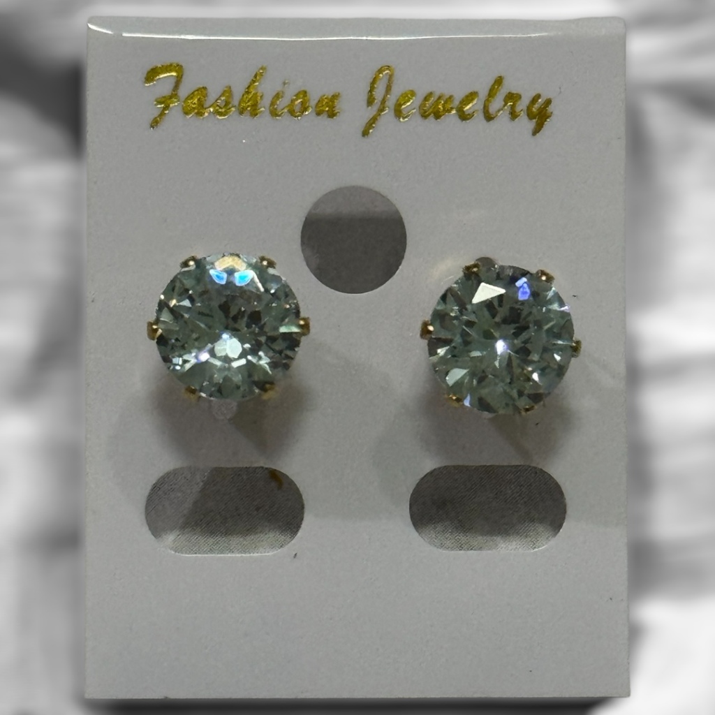 Anting Tusuk / Giwang Wanita Berlian Diamond Elegan Titanium Anti Karat