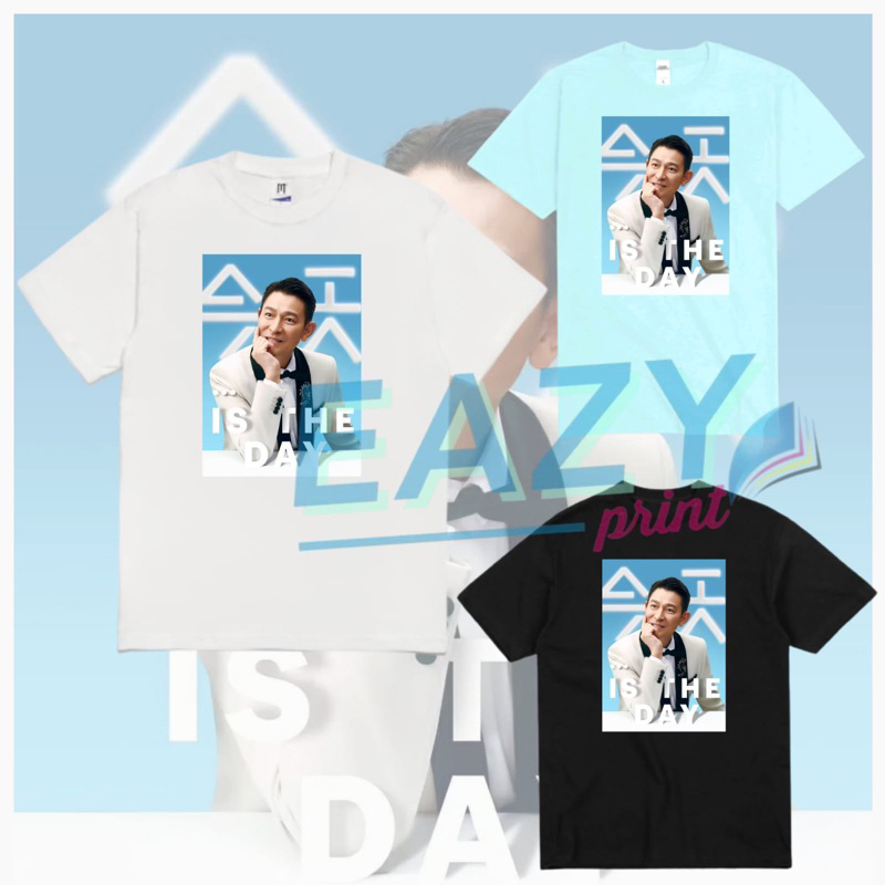 BAJU KAOS KONSER ANDY LAU LIU TEK HUA TSHIRT CONCERT IS THE DAY CHINESE MANDARIN SINGER