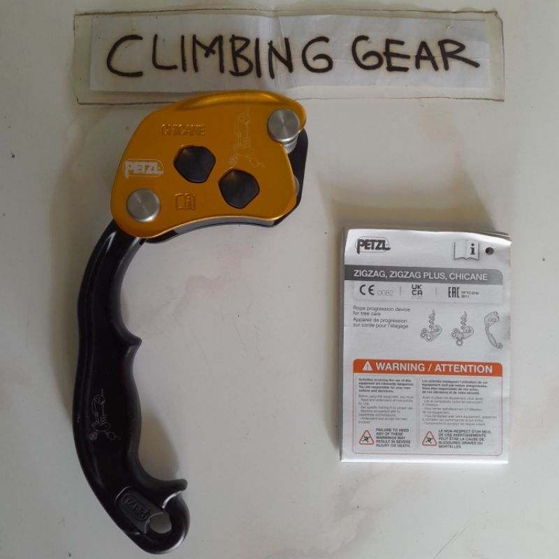 PETZL CHICANE ROPE WRENCH TREE CLIMBING PEMBENGKOK TALI PASANGAN DARI ZIGZAG ZIG ZAG