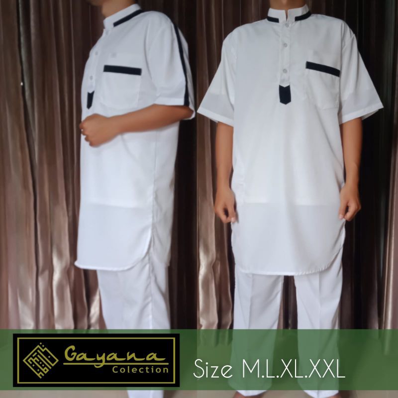 Setelan Gamis / Jubah Pria Dewasa