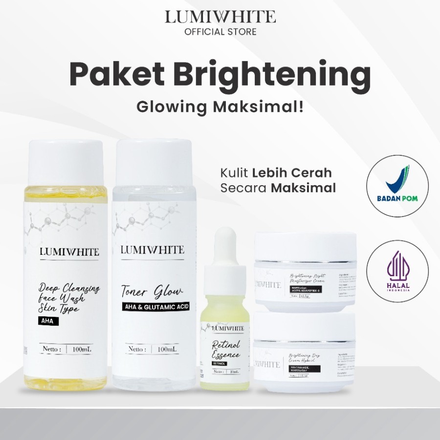 LUMIWHITE Skincare paket Brightening & acne