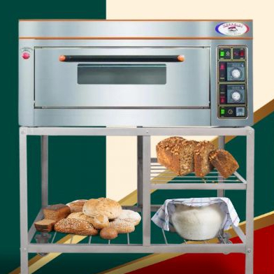 Oven Gas 1 deck 2 trays Oven Roti Oven Kue & Meja Besi Meja Oven - Zeppelin