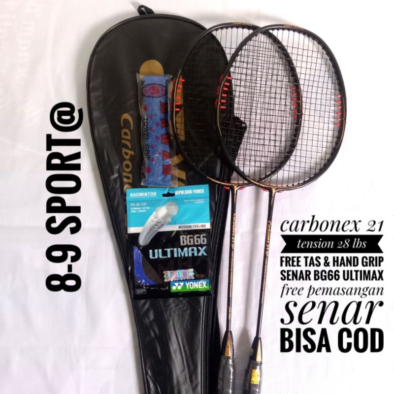 raket badminton carbonex 21sp raket bulutangkis carbonex