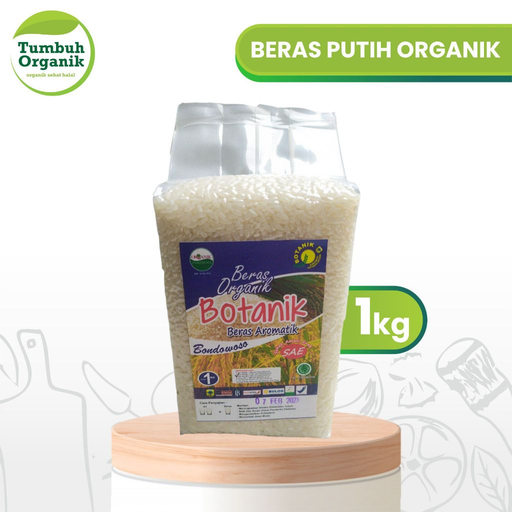 

Beras Putih Organik Botanik 1 kg