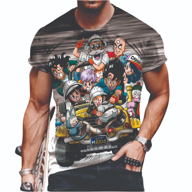 KAOS TAG THAILAND DRAGON BALL (AOP) ALL OF PRINT | ANIME COMIC KOMIK FULLPRINT FULL PRINT T-SHIRT KA
