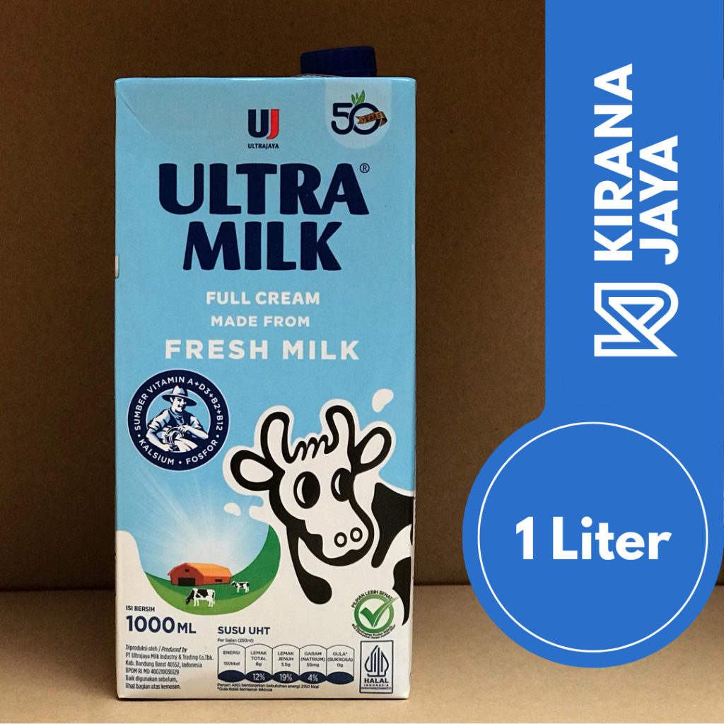 

Susu UHT Ultramilk Plain 1Lt