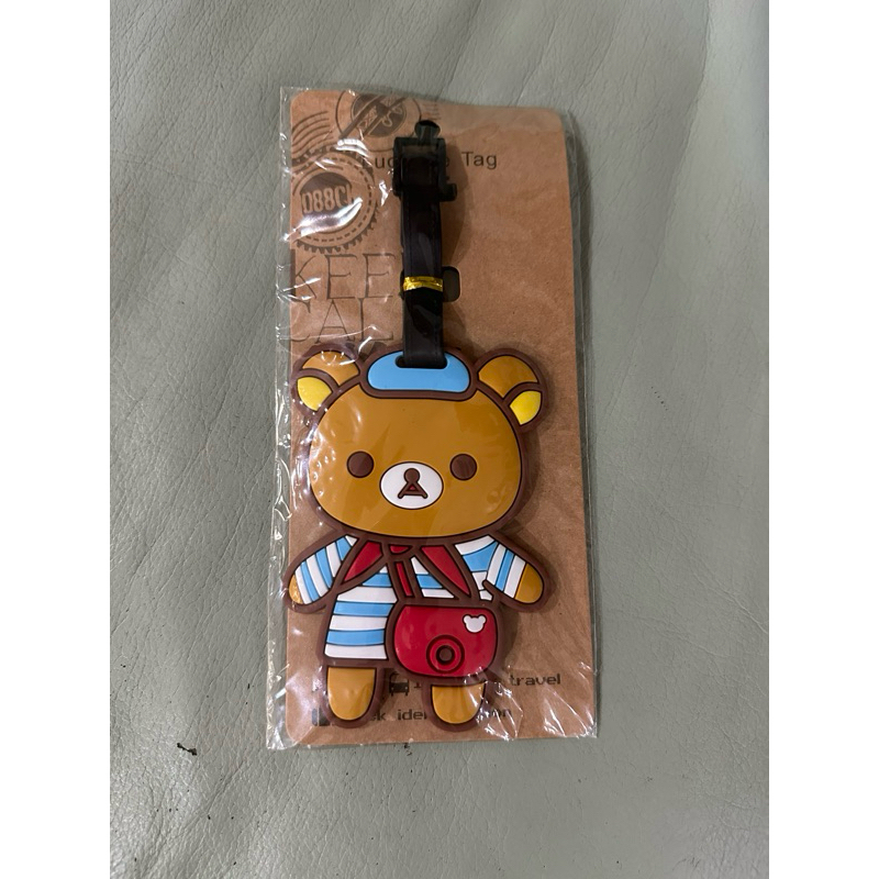 luggage tag/gantungan koper tas rillakuma