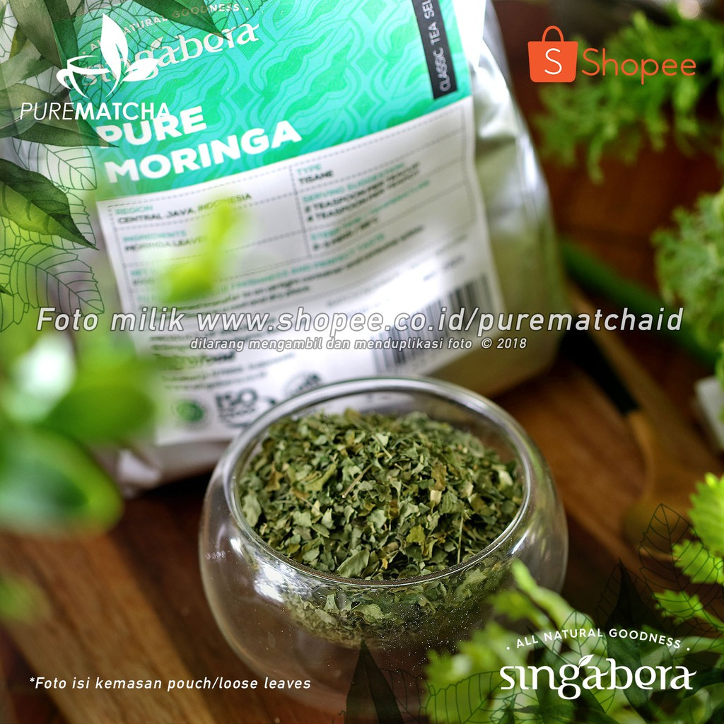 

Singabera - Pure Moringa 10gr Sample Teh Daun Kelor Herbal Murni Indonesian Tisane Tea