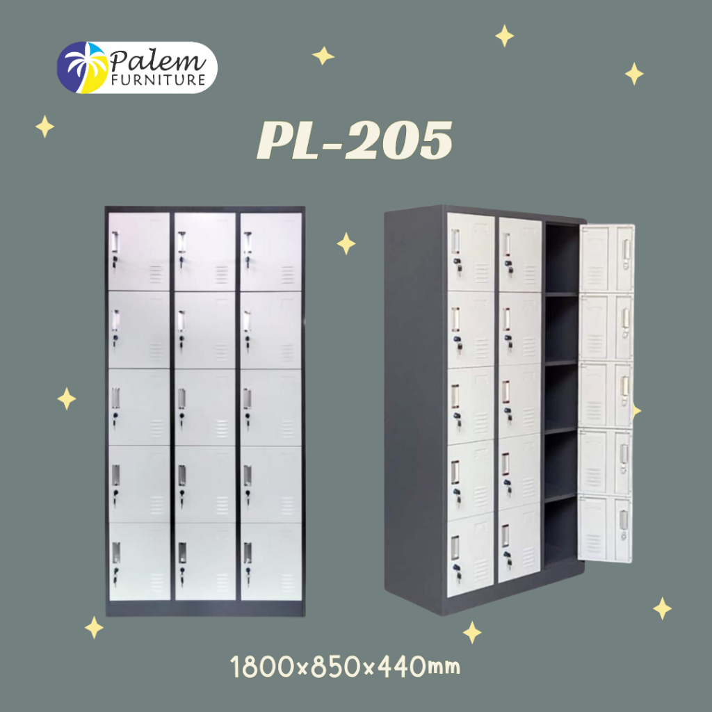 LEMARI LOCKER BESI 15 PINTU // PL 205