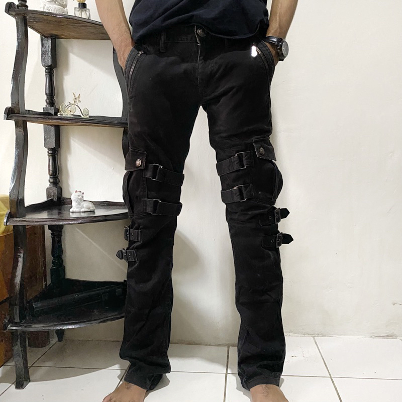 Celana Bontage Grunge Style