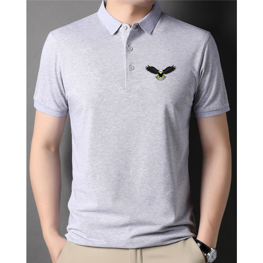 COD-BAJU KAOS KERAH PRIA WANGKI-EAGLES-BAJU KAOS BERKERAH PRIA MOTIF SABLON LOGO ELEGAN-KAOS PRIA-KA