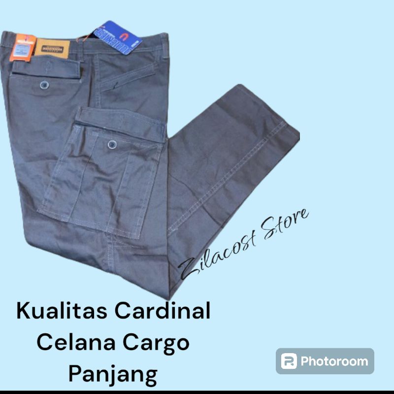 Celana Panjang Cargo Dodickiesa Kualitas Cardinal