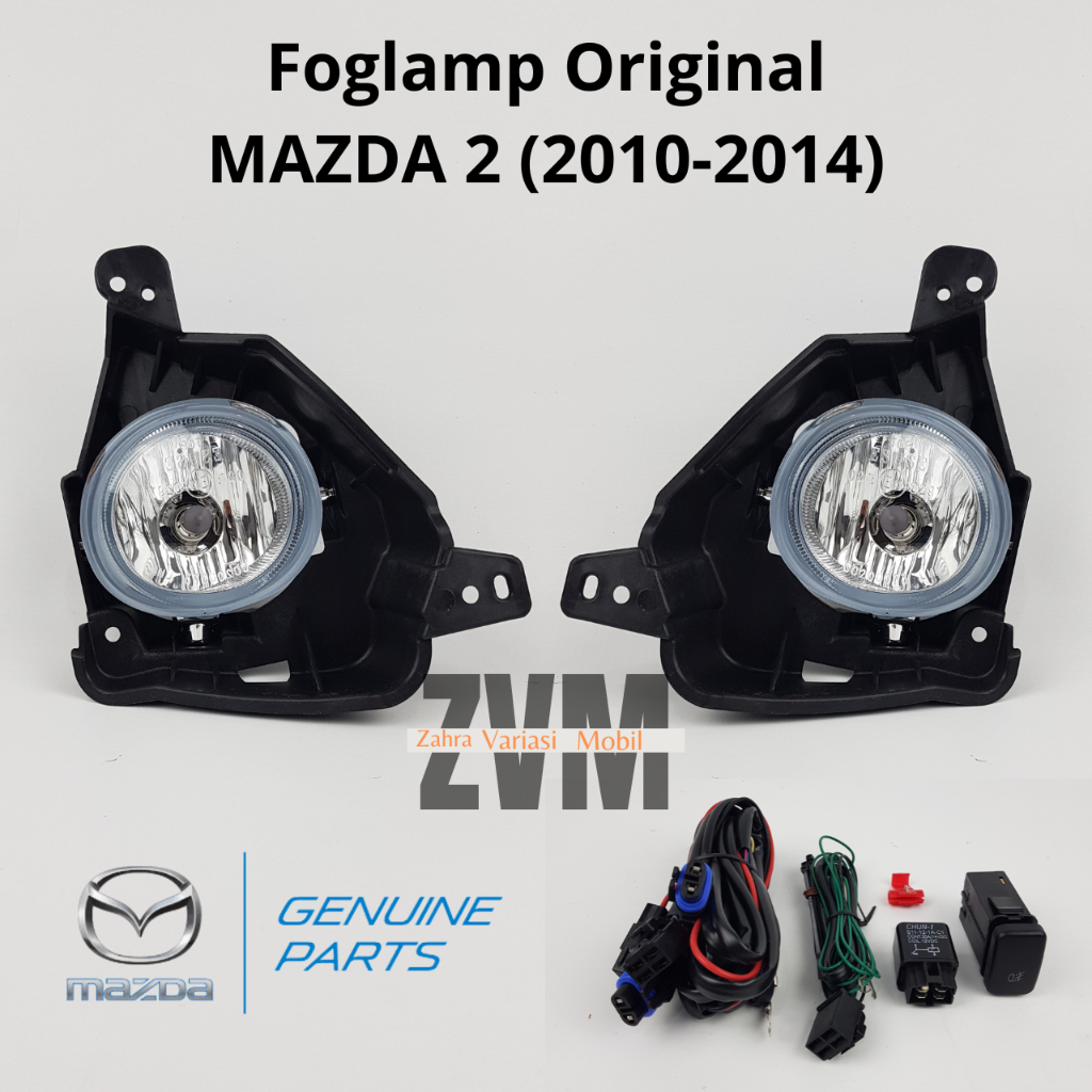 Foglamp Mazda2/ Fog Lamp Mazda 2/ Lampu Kabut Mazda 2 Tahun 2010 -2014