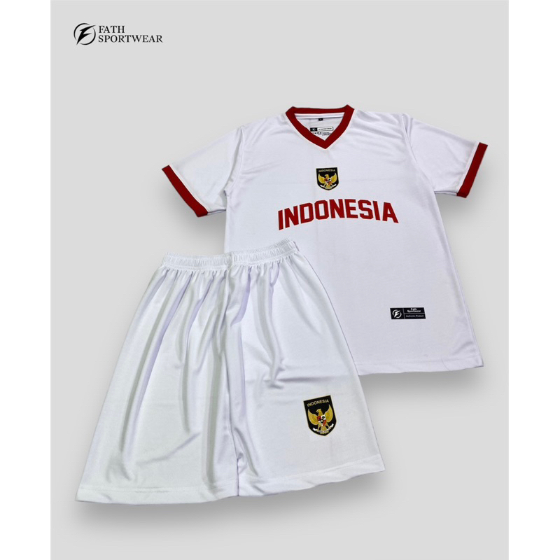 FATH Jersey stelan timnas / Jersey indonesia fantasy / Jersey polos stelan / Jersey stelan sepak bol