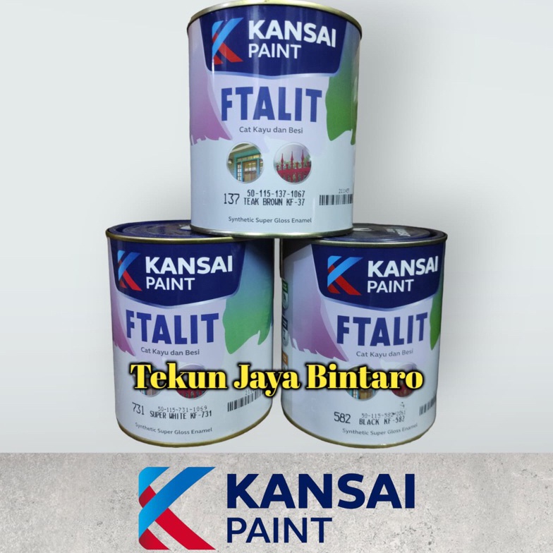

KODE P5H CAT FTALIT 1 KG WARNA GLOSS KILAP CAT MINYAK UNTUK KAYU DAN BESI