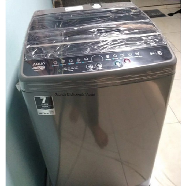 AQUA Japan Mesin Cuci Top Loading 8 Kg AQW-87DD-BK