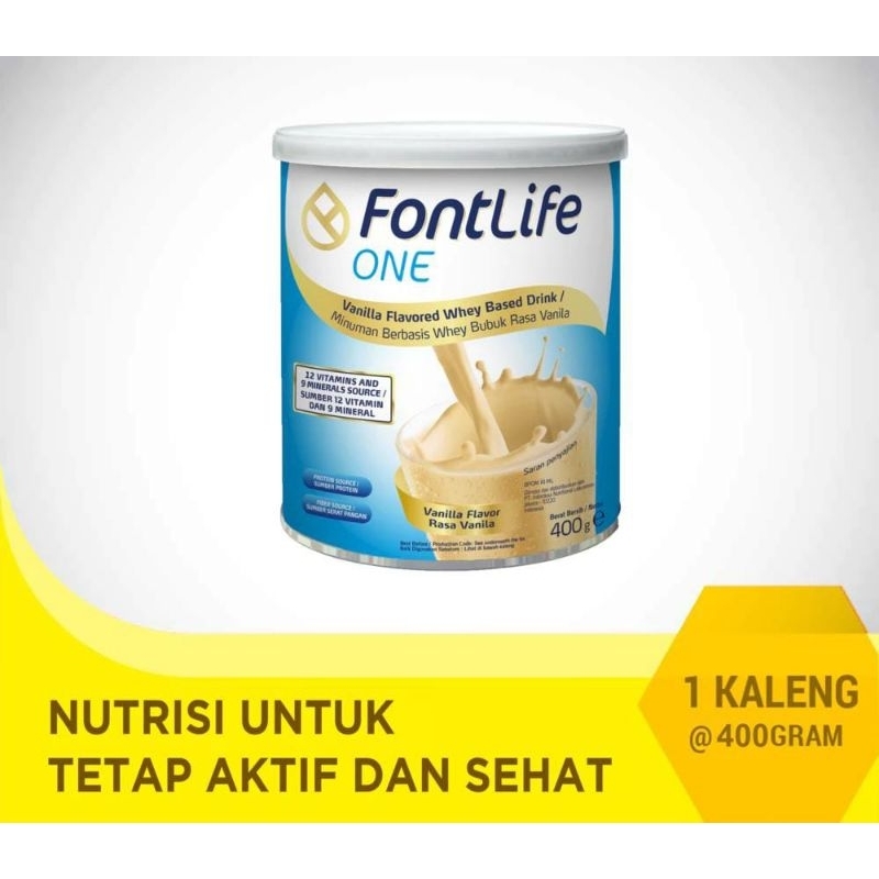 

Fontlife One 400gr Susu dengan Nutrisi Lengkap dan Seimbang