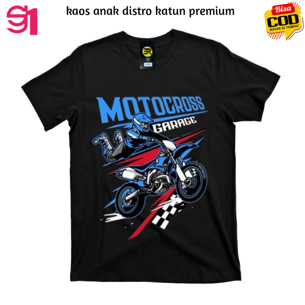 Kaos Anak / Baju Anak Distro 3Rkids - Motocross / Motor cross / Trail