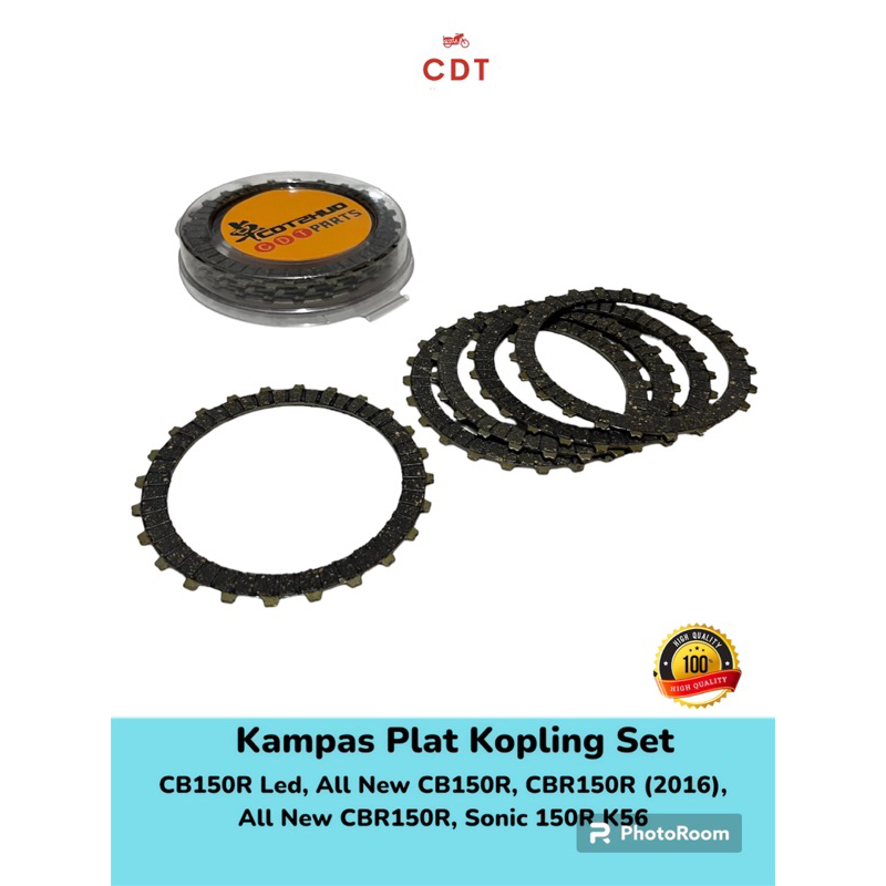 Kampas Plat Kopling Set Honda CB150R Led,All New CB150R, CB150R (2016), All New CB150R, Sonic 150R K