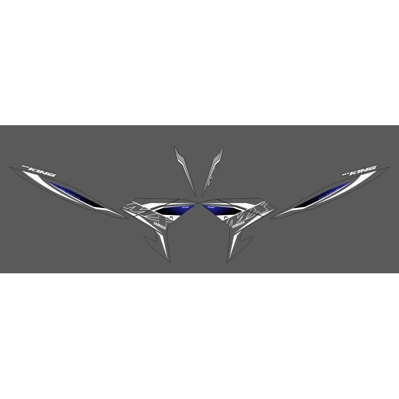 STRIPING STICKER TRANSPARAN YAMAHA MX KING 150 LIST SIMPLE