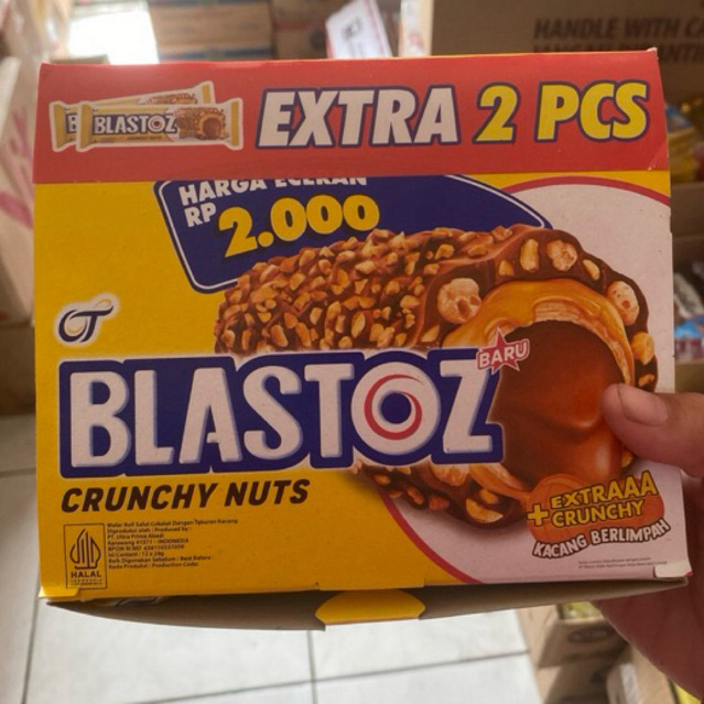 

Blaztoz Crunchynut 24g (isi 14 pcs)