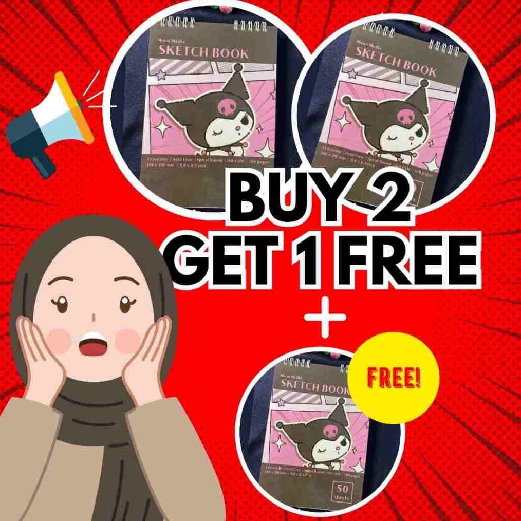 

KODE I86S MOON MEDIA SKETCH BOOK A5 buku gambar tebal A5 16GSM kUROMI keroppi pompompurin SANRIO NARUTO ONEPIECE VAN GOGH CINNAMOROLL LOTSO ROBLOX MINECRAFT