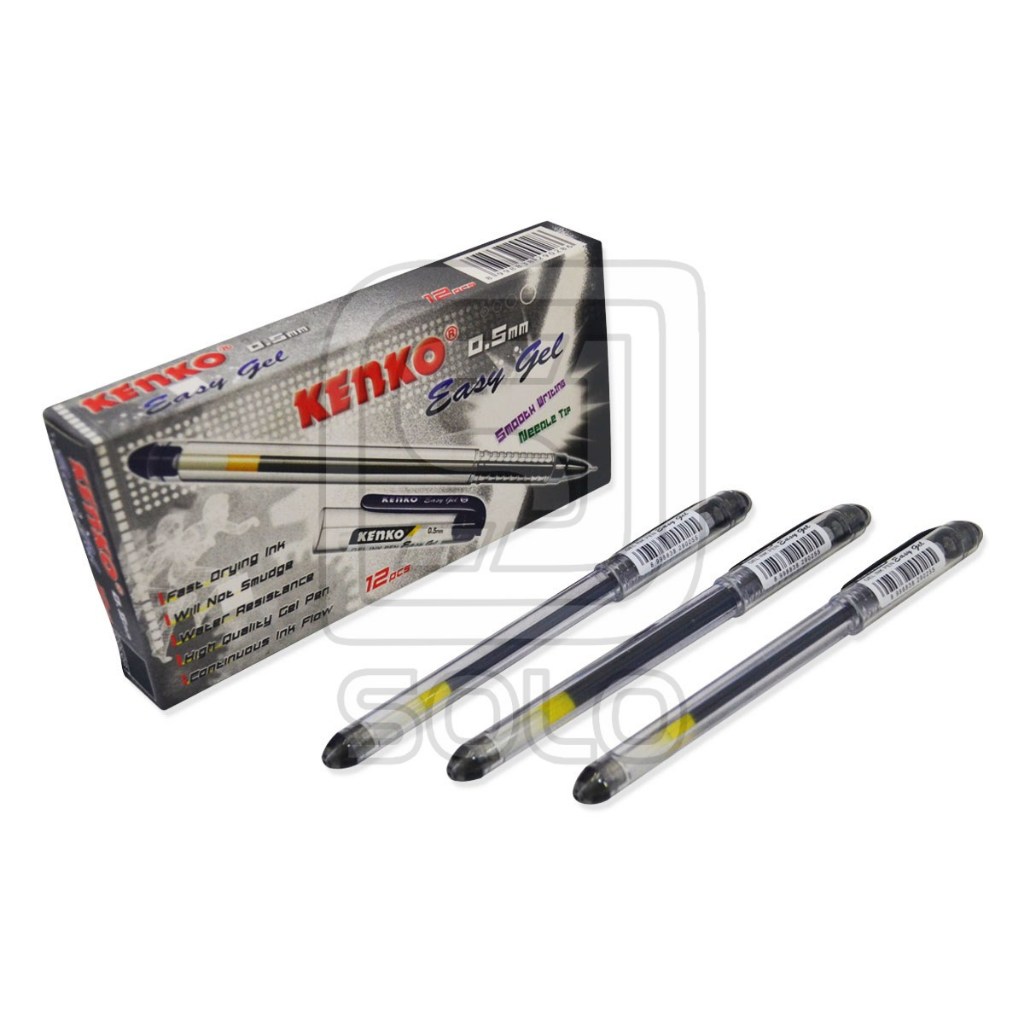 

Pena Pulpen Ballpoint Gel Pen Kenko Easy Gel 0.5mm