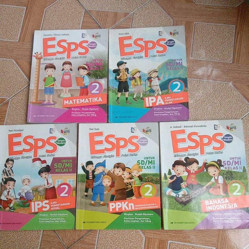 ESPS MATEMATIKA,IPA,IPS,PPKN B INDONESIA SD KLS 2 K2013 REVISI